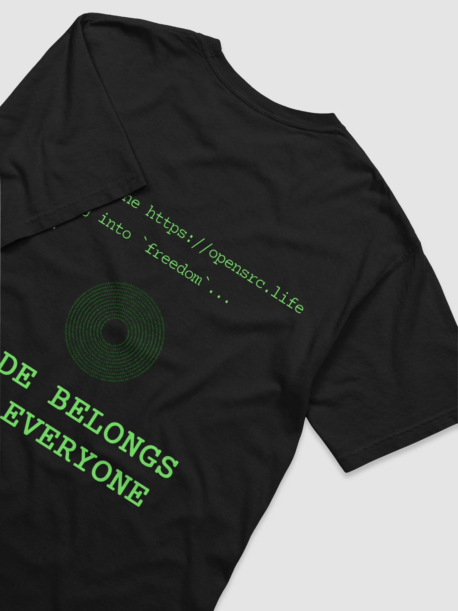 Open Source $ git clone Shirt product image (3)