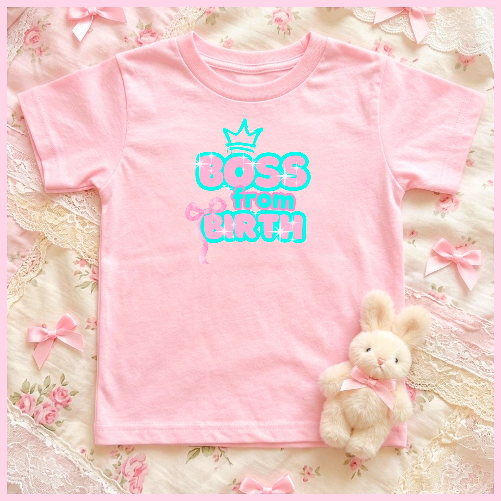 BOSS from BIRTH🩷Super Soft🪽T-shirt🩷 product image (1)
