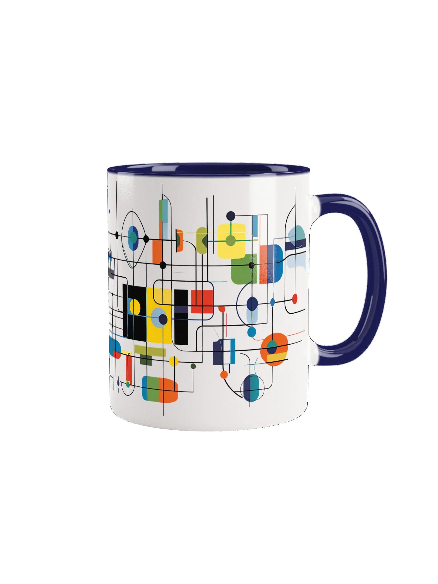 Geometric Harmony Ceramic Mug product image (3)