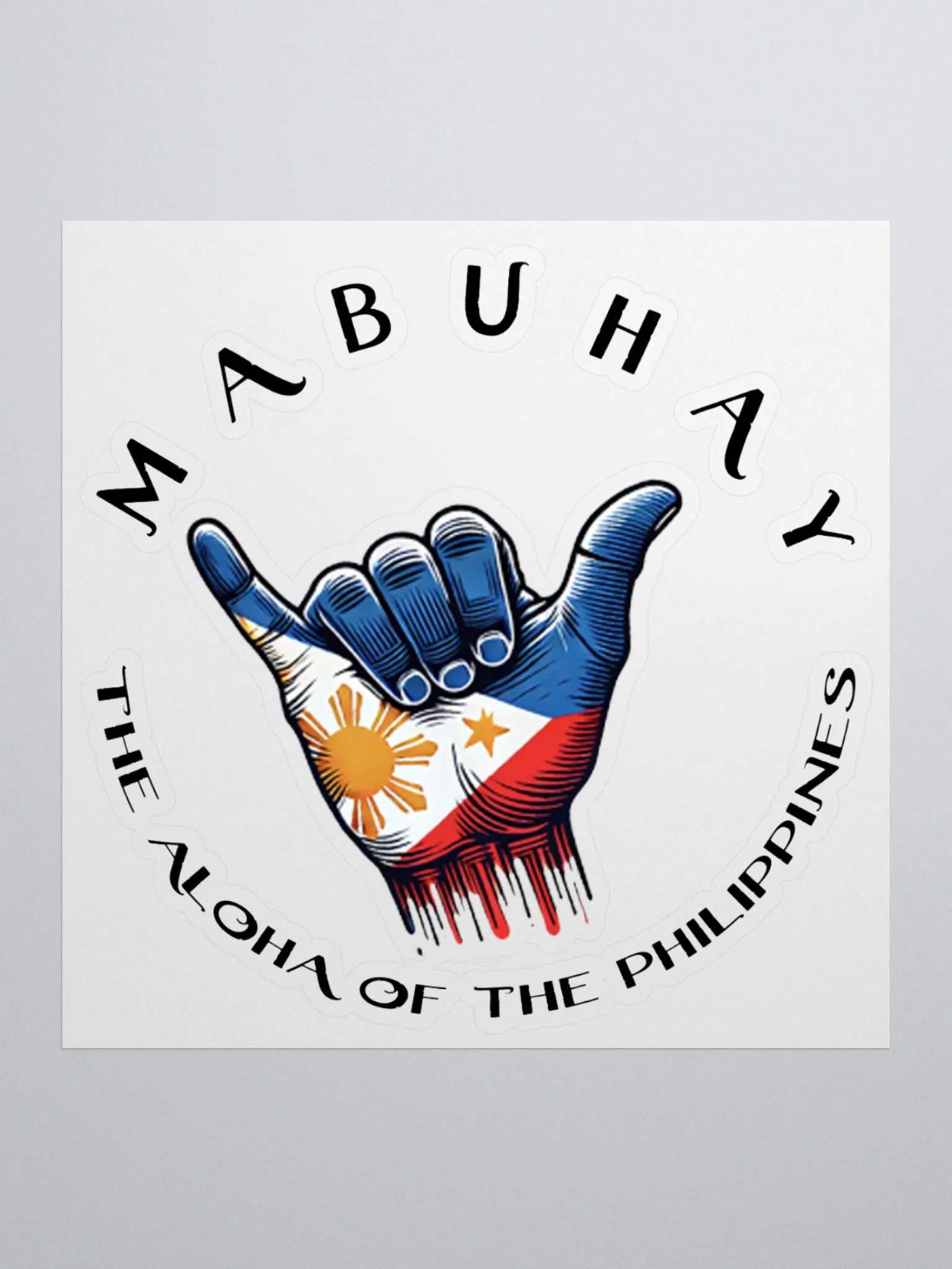 MABUHAY THE ALOHA OF THE PHILIPPINES Decal Sticker Label for Car Decals and more product image (2)