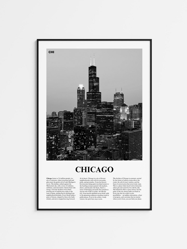 Chicago 04 Newspaper Poster product image (1)