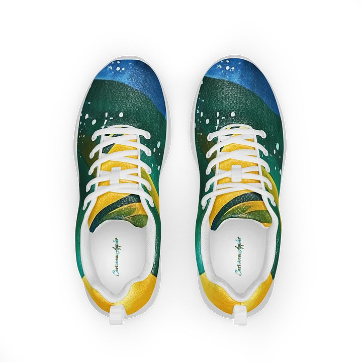 Abstract Diplomat Print - SVG - Caribbean Apples | Women's Athletic Shoes product image (2)