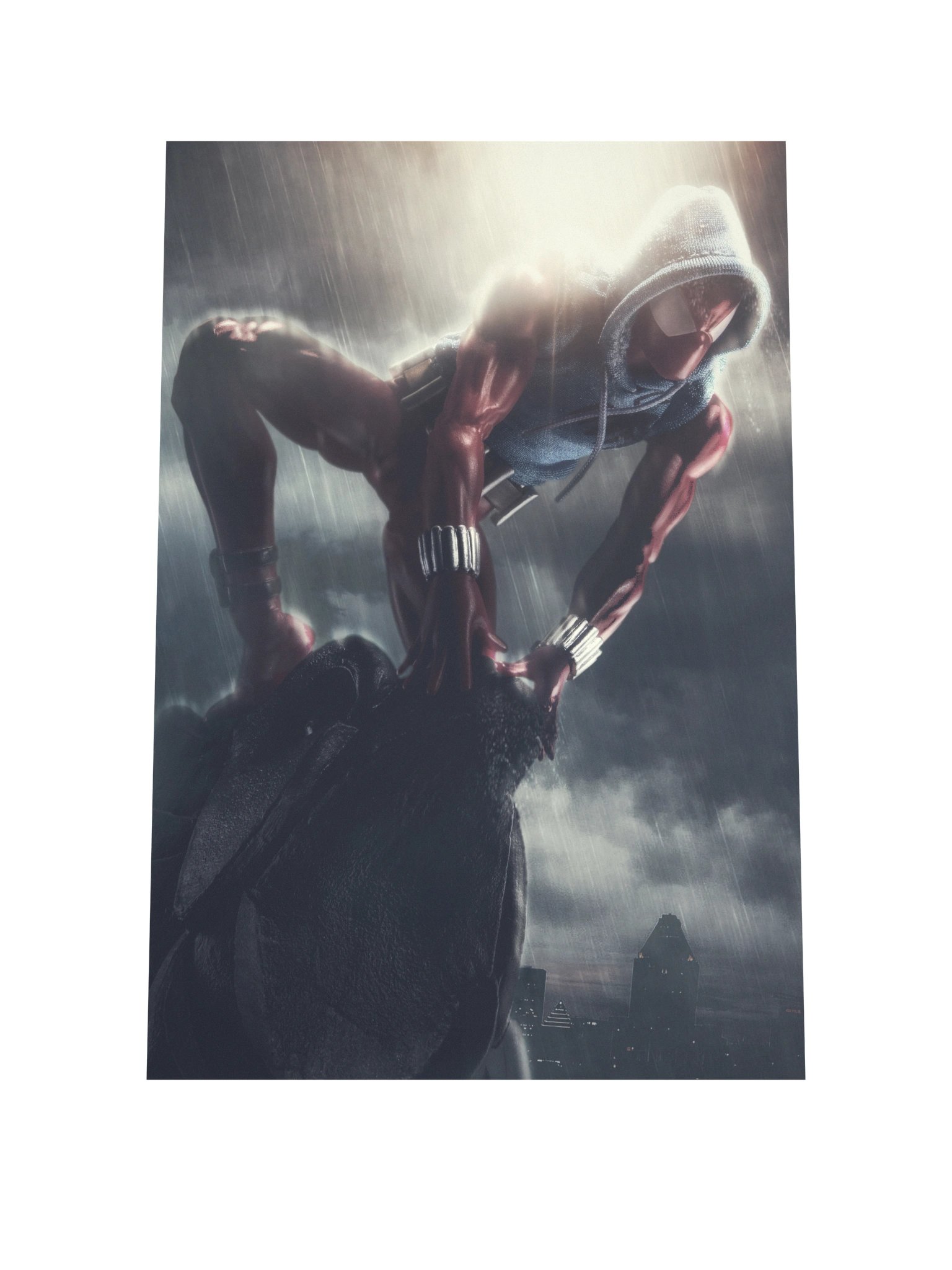 The Scarlet Wall-Crawler 12x18 Print product image (1)