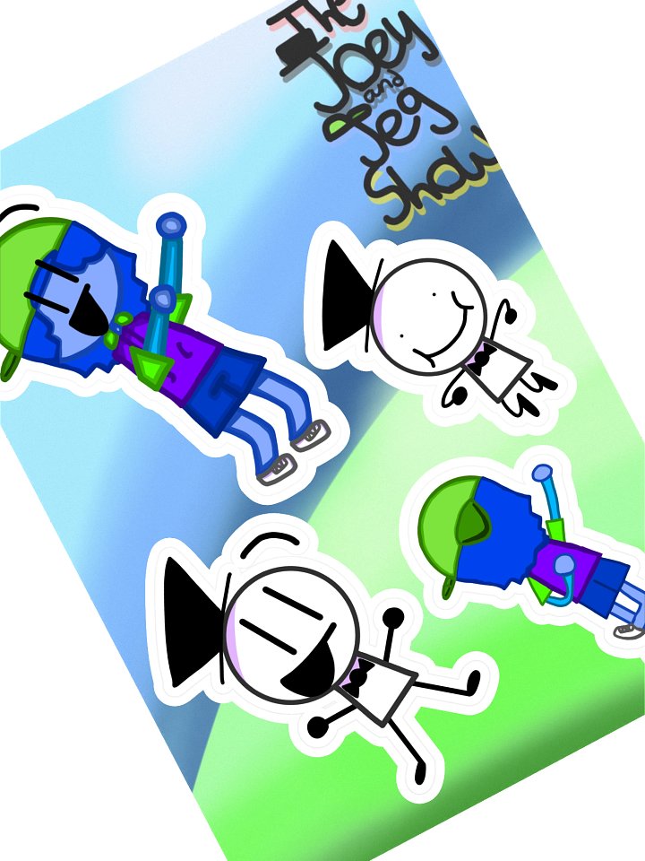 The Joey and Jeg Show Sticker Sheet product image (1)