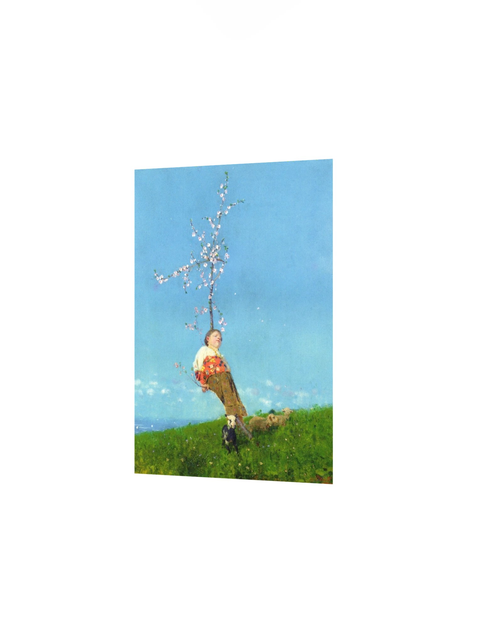 "Pastorcito de Cuento" by Francesco Paolo Michetti Poster product image (2)