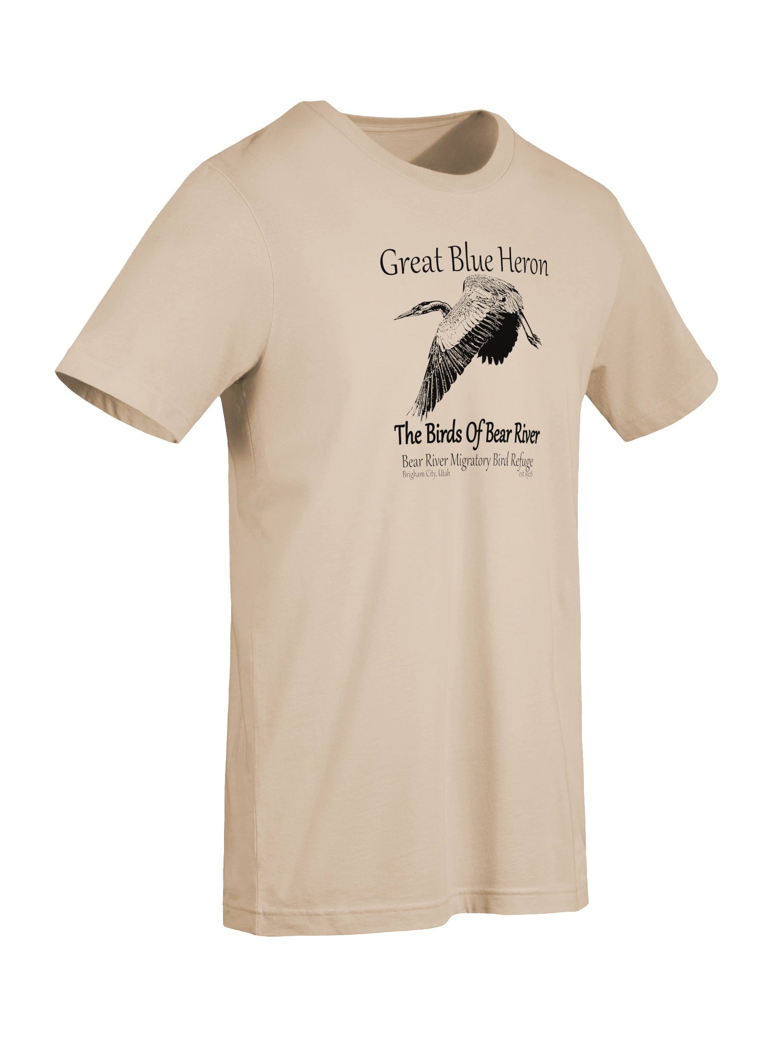 Birds of Bear River Great Blue Heron Unisex T-shirt product image (119)