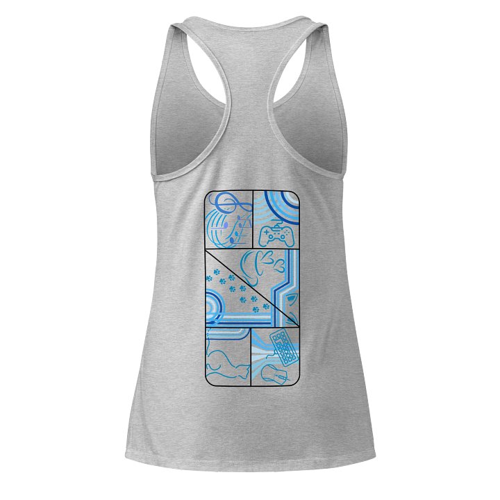Frenchkittie Artistic Vibes Racerback Tank product image (2)