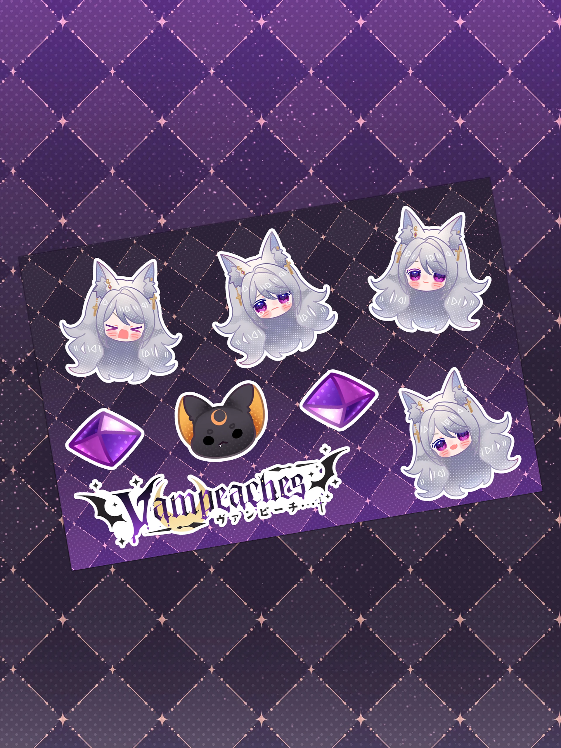 [Vampeaches Debut] Sticker Sheet product image (2)