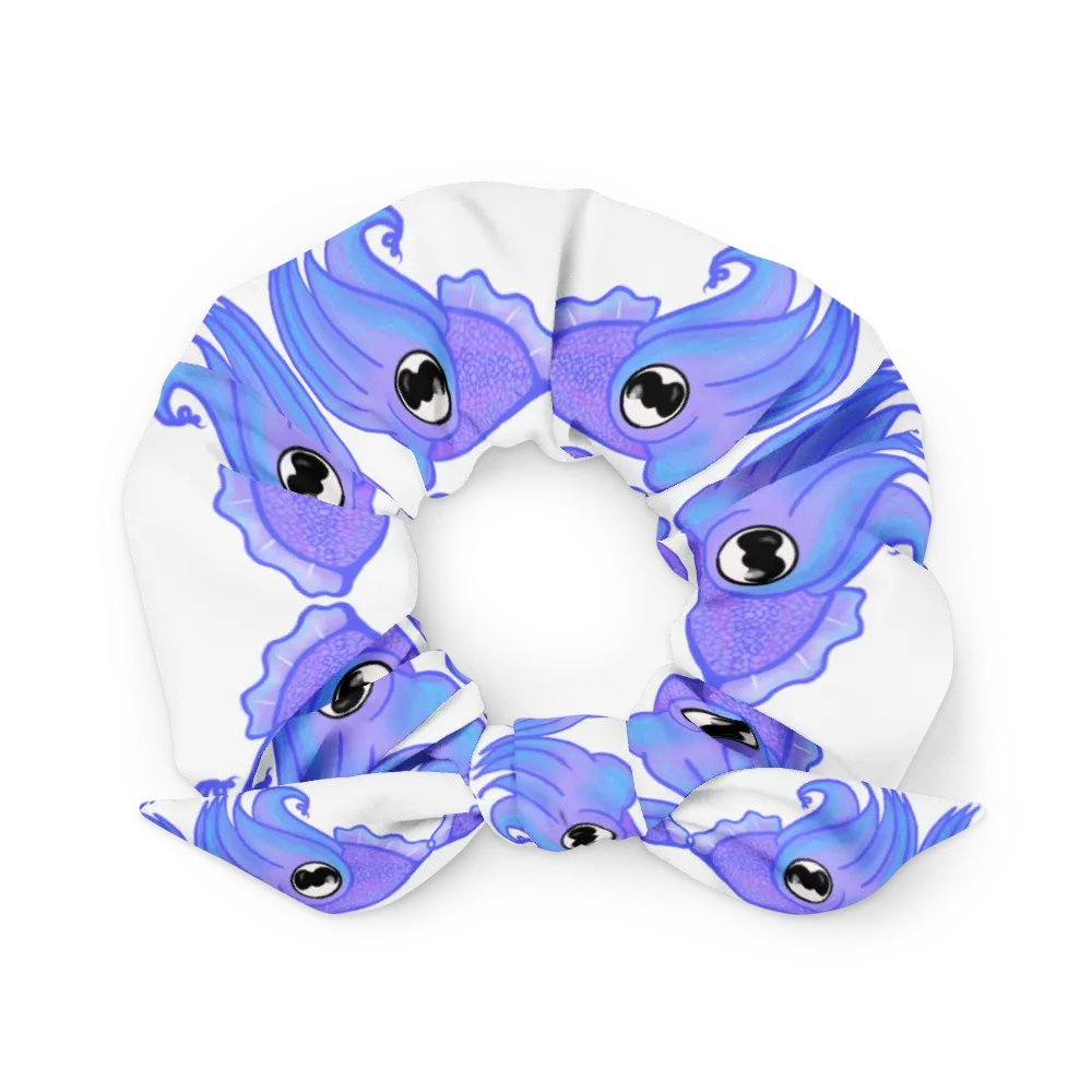 !Purple Cuttlefish Scrunchie product image (4)