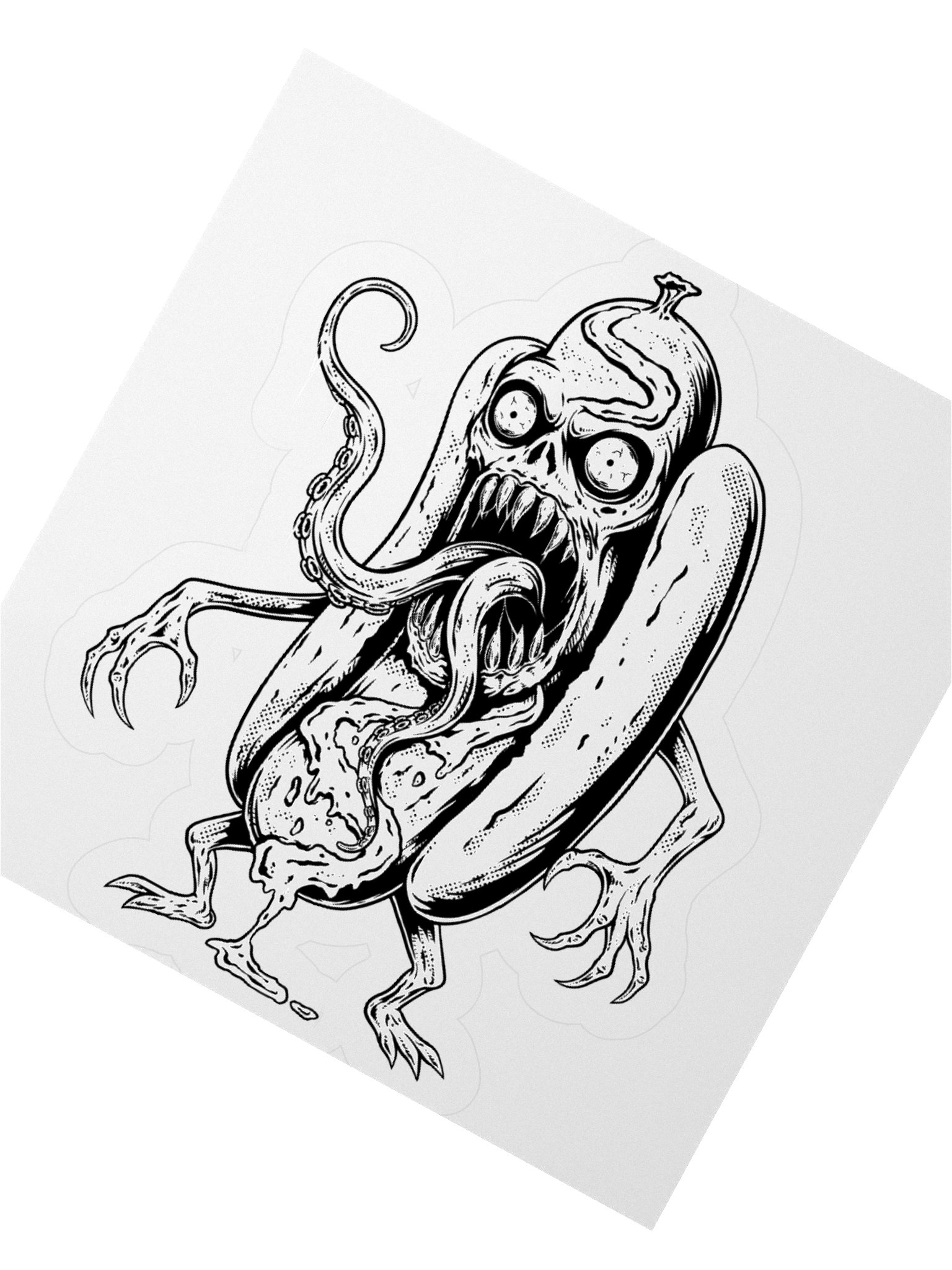 Metal Monster Dog Sticker product image (3)