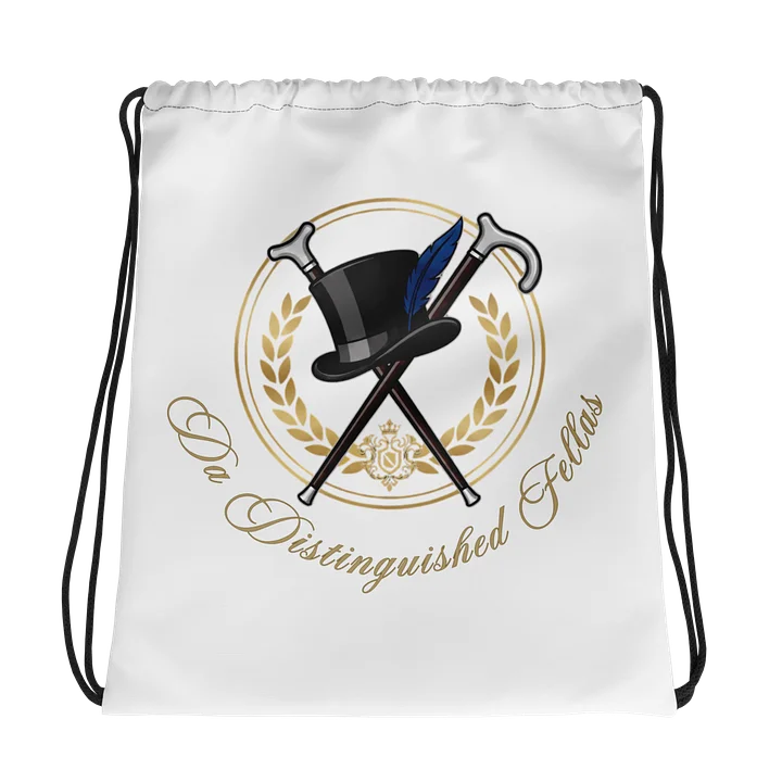 Distinguished Fellas' All-Over Drawstring Bag product image (1)