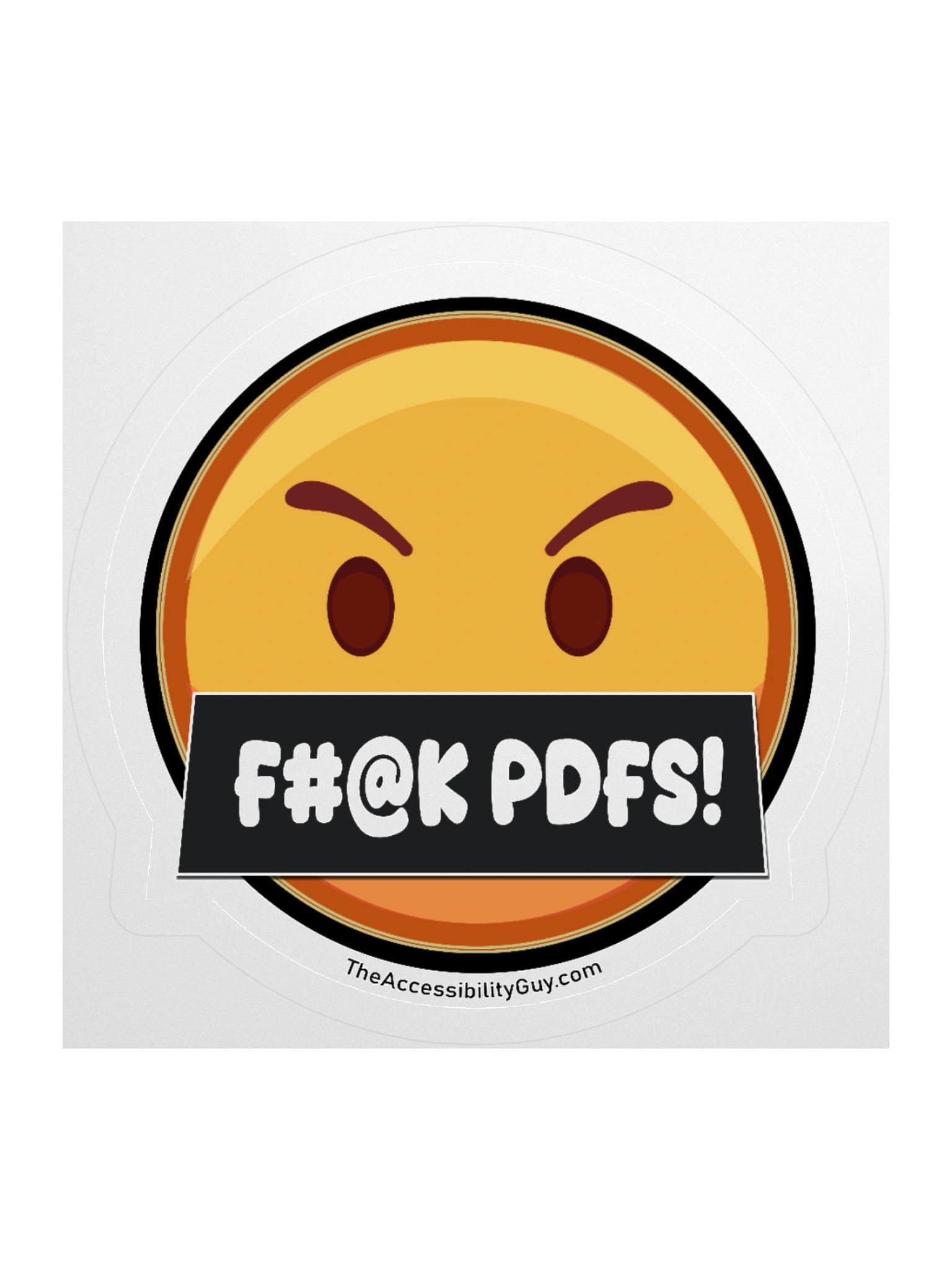 F#@K PDFs! Kiss Cut Stickers product image (1)