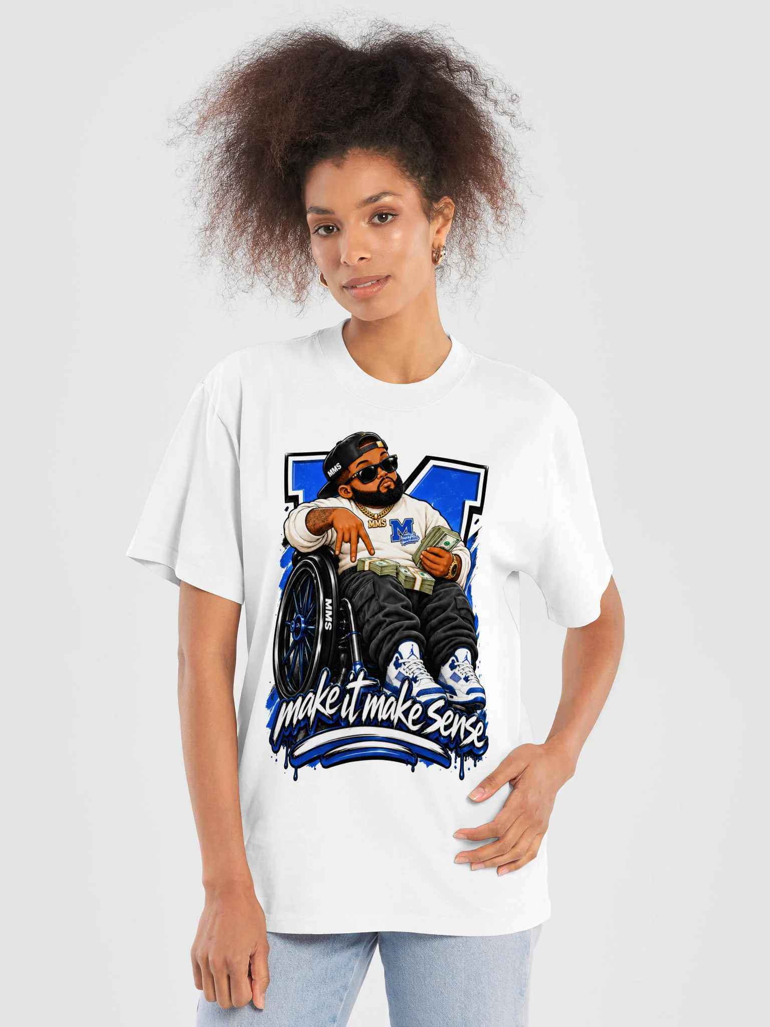 Make It Make Sense Cash Crew Tee product image (5)