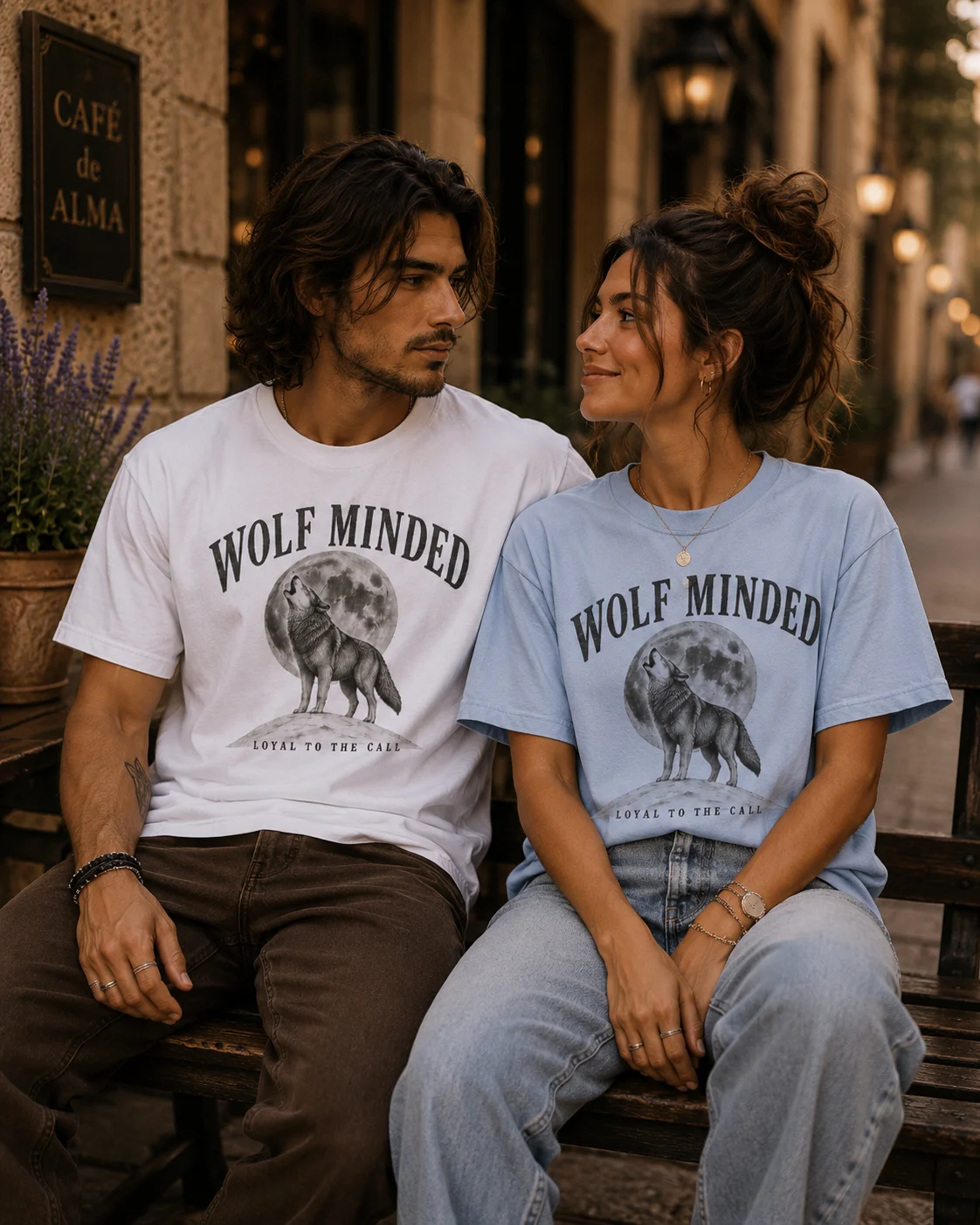 Wolf Minded | Loyal To The Call Comfort Colors Tee product image (3)