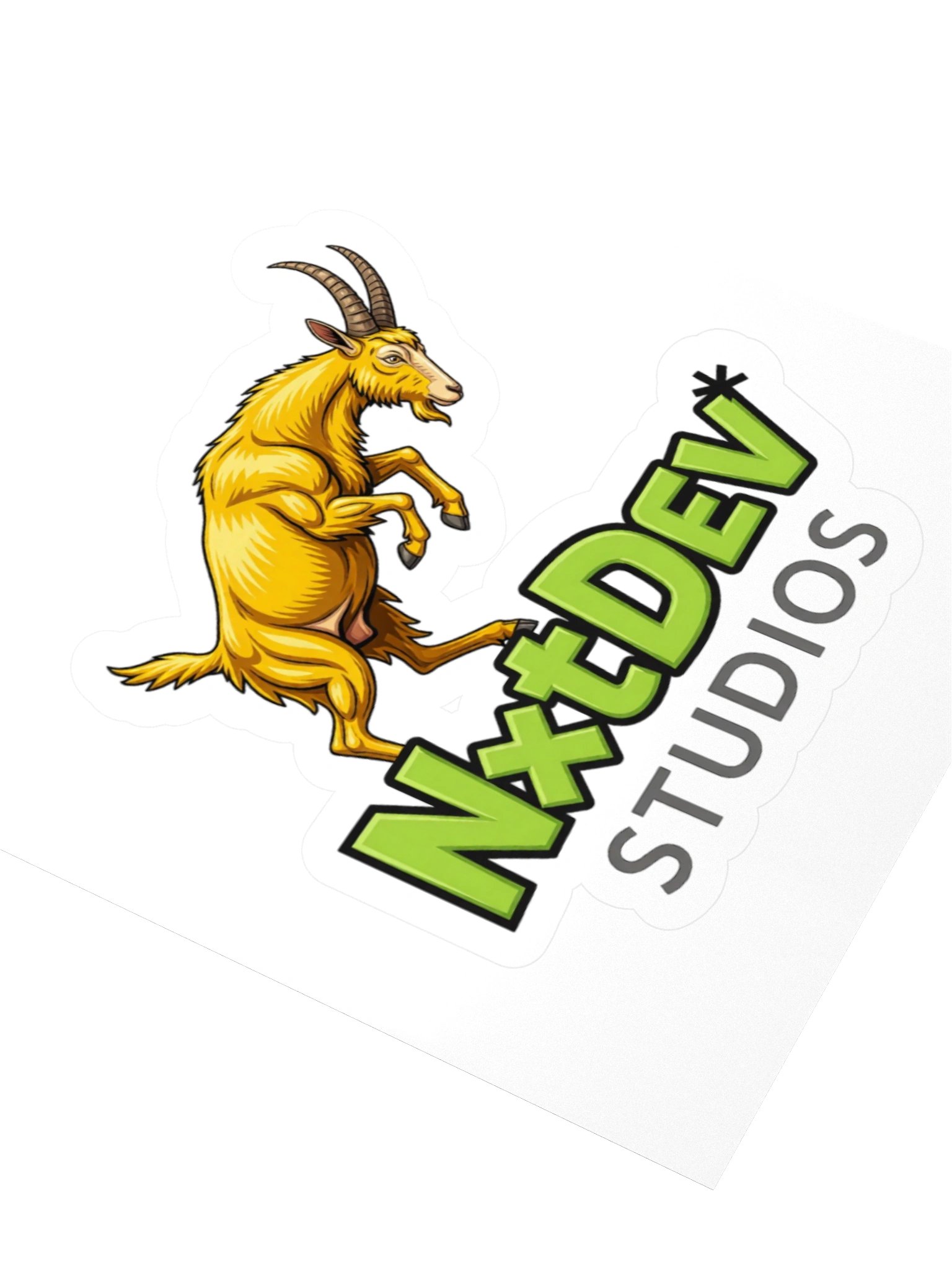 NxtDev Studios Goat Logo Kiss Cut Sticker product image (6)