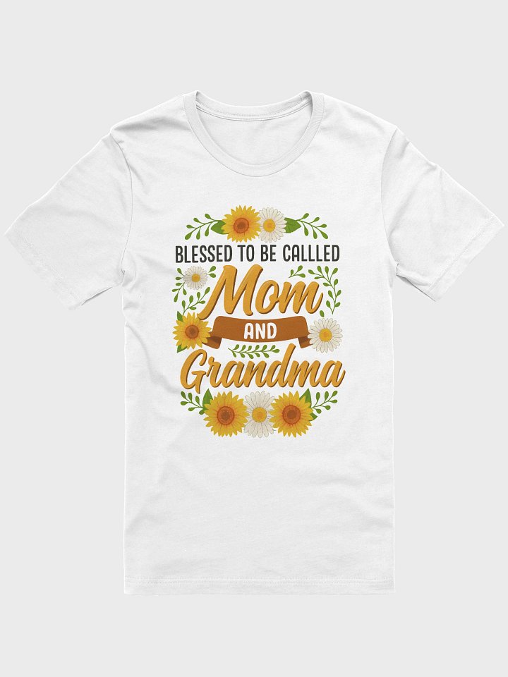 Blessed to Be Called Mom and Grandma Shirt - Floral Family Tee Gift product image (2)