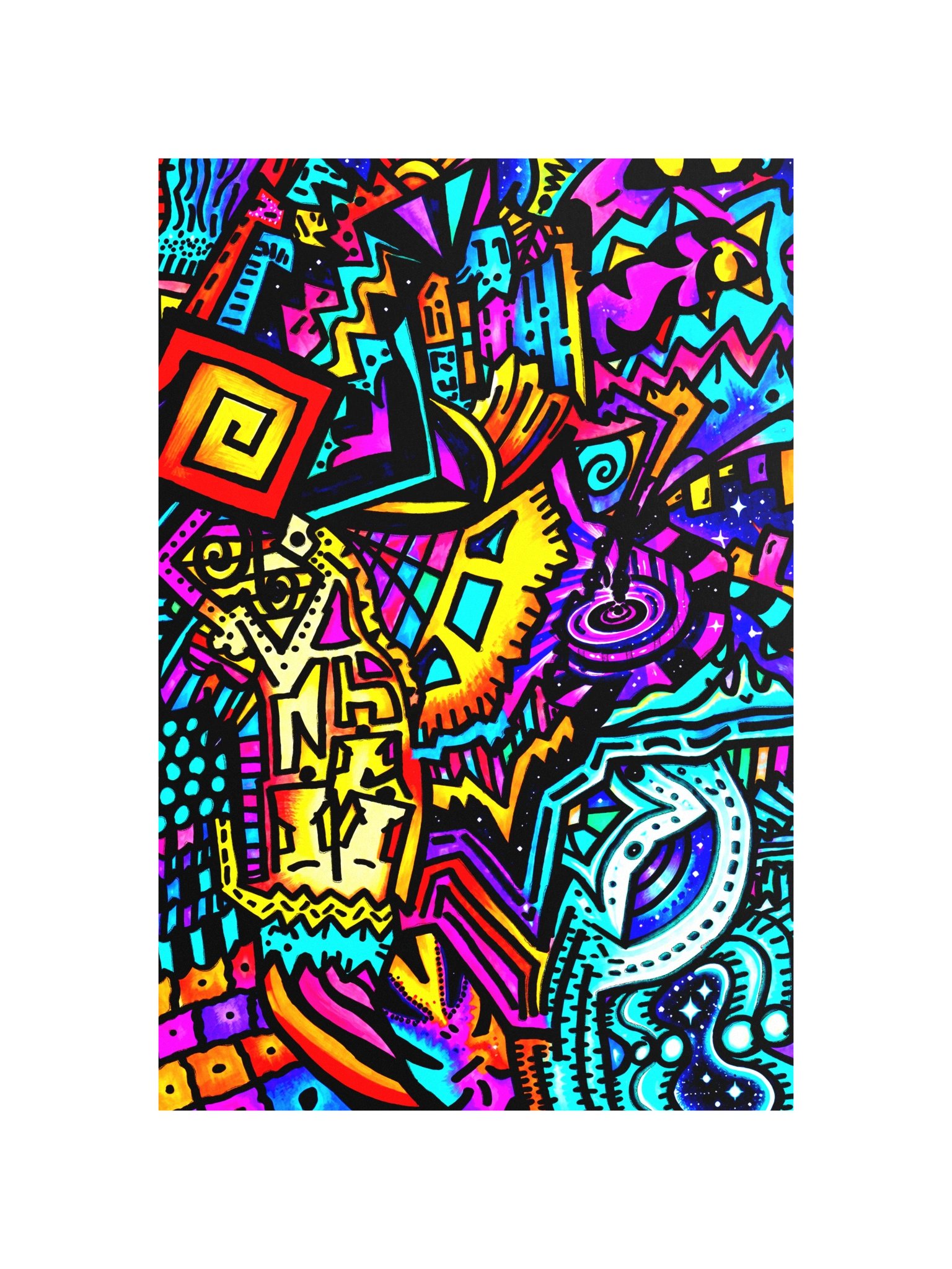 #28 Sucked into the Hive Mind - Color Poster product image (4)