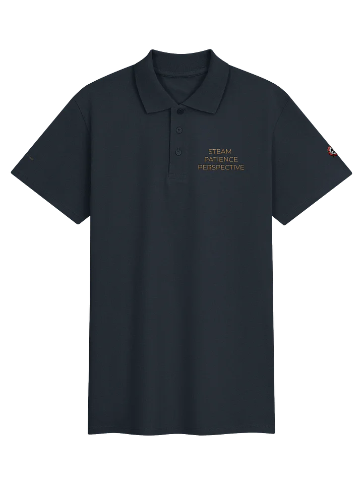Steam. Patience. Perspective. - Classic Polo Shirt - Navy Blue product image (1)