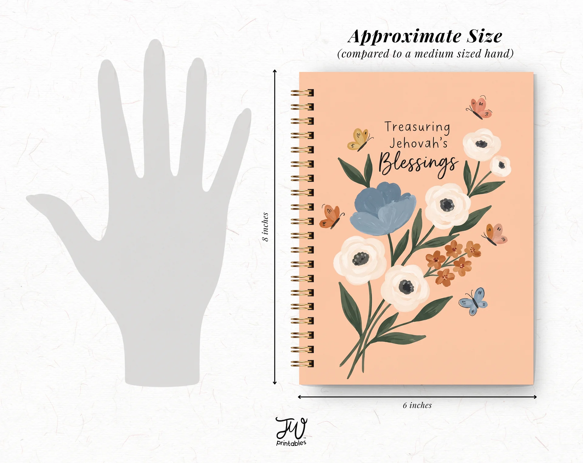 Treasuring Jehovah's Blessings Prompted Journal product image (4)