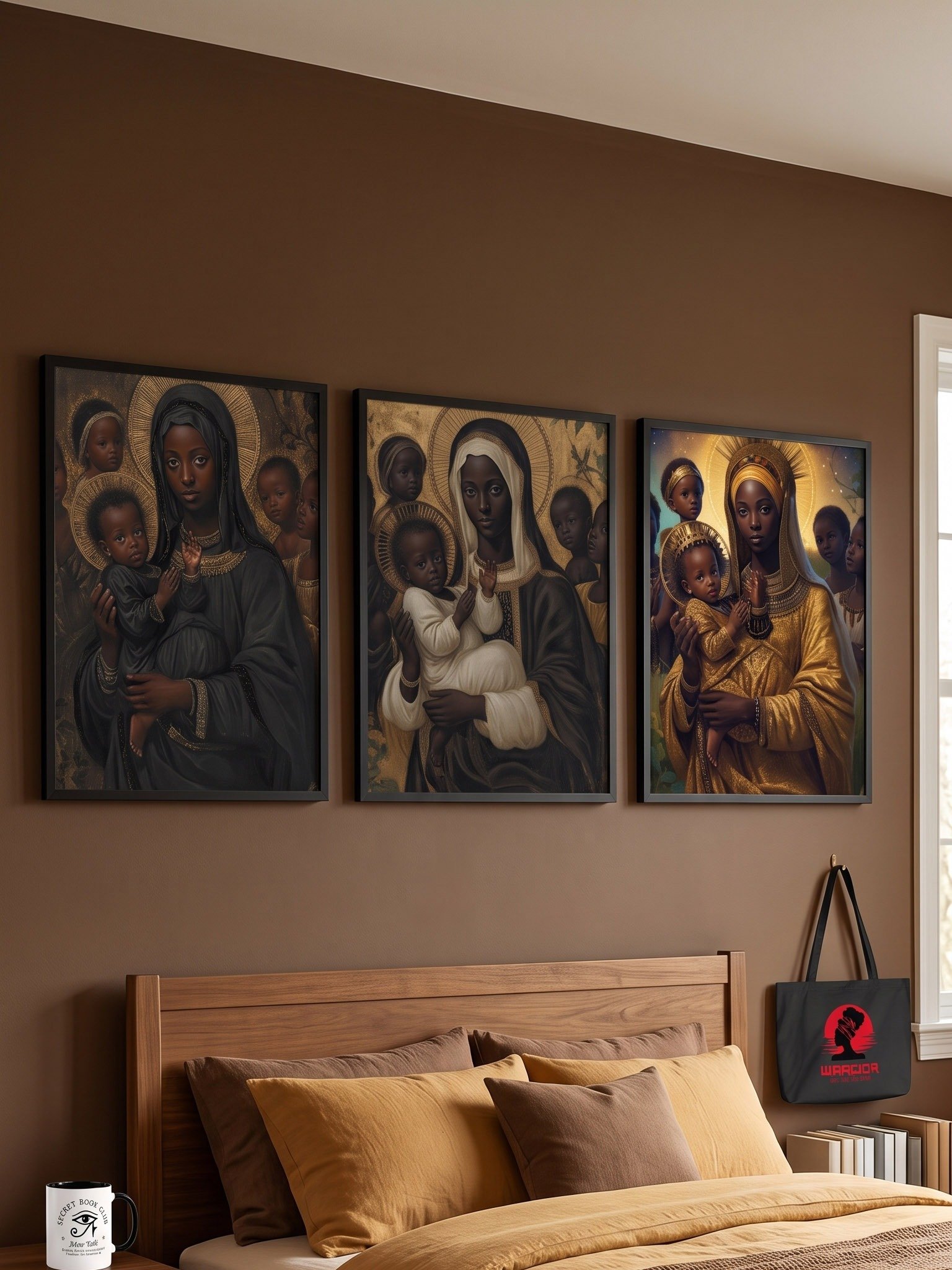 Golden Black Mothers · No. 1 | Framed Art Print | Originology | Black History X product image (4)
