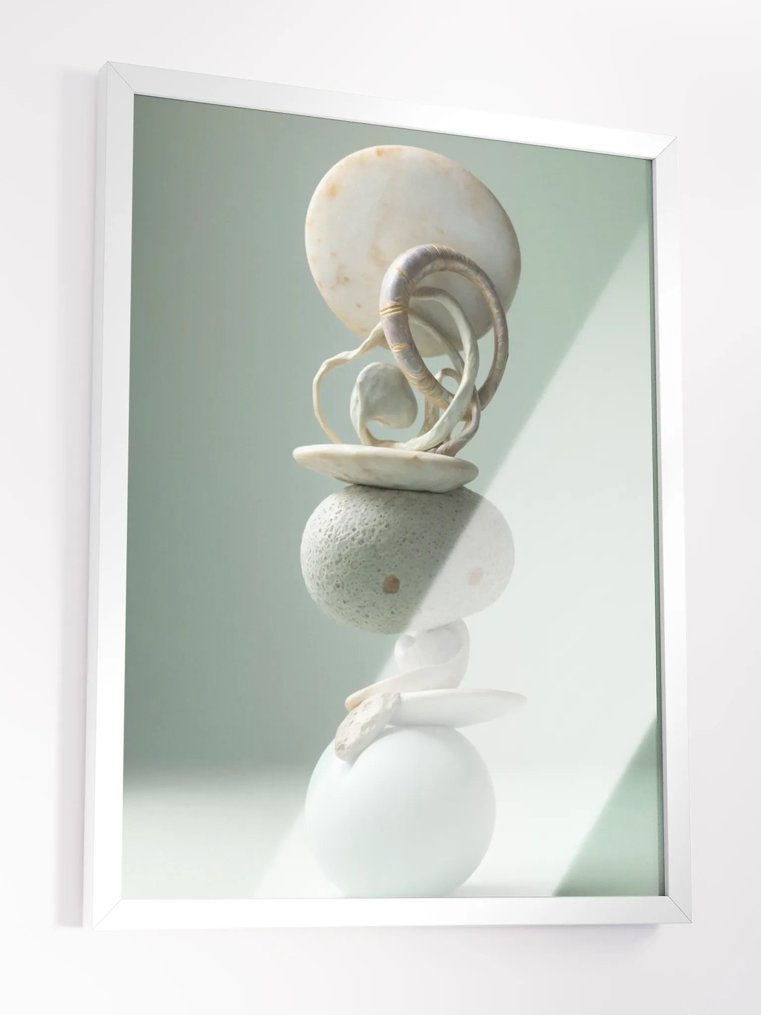 Abstract Elements Framed Matte Poster product image (2)