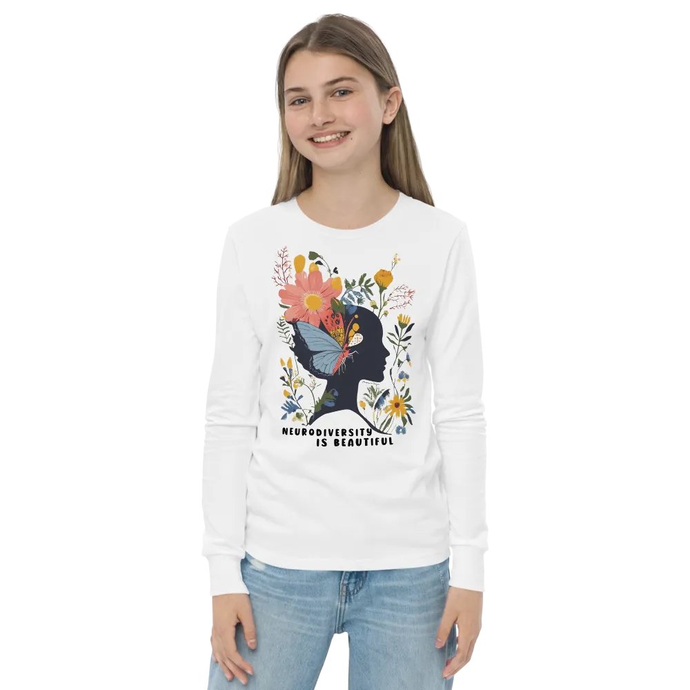 Neurodiversity Is Beautiful Long Sleeve Youth T-shirt product image (8)