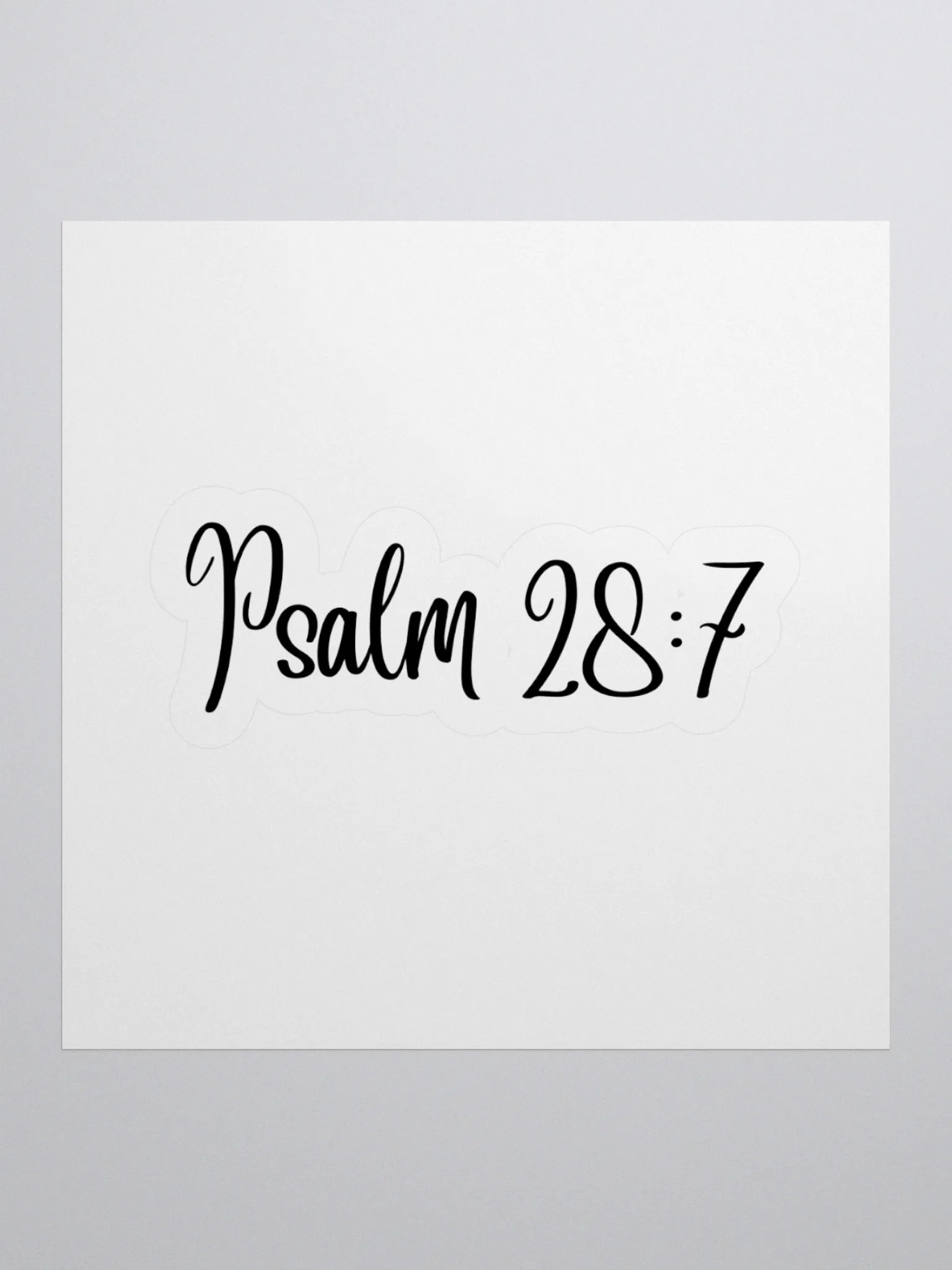 Psalm 28:7 product image (1)