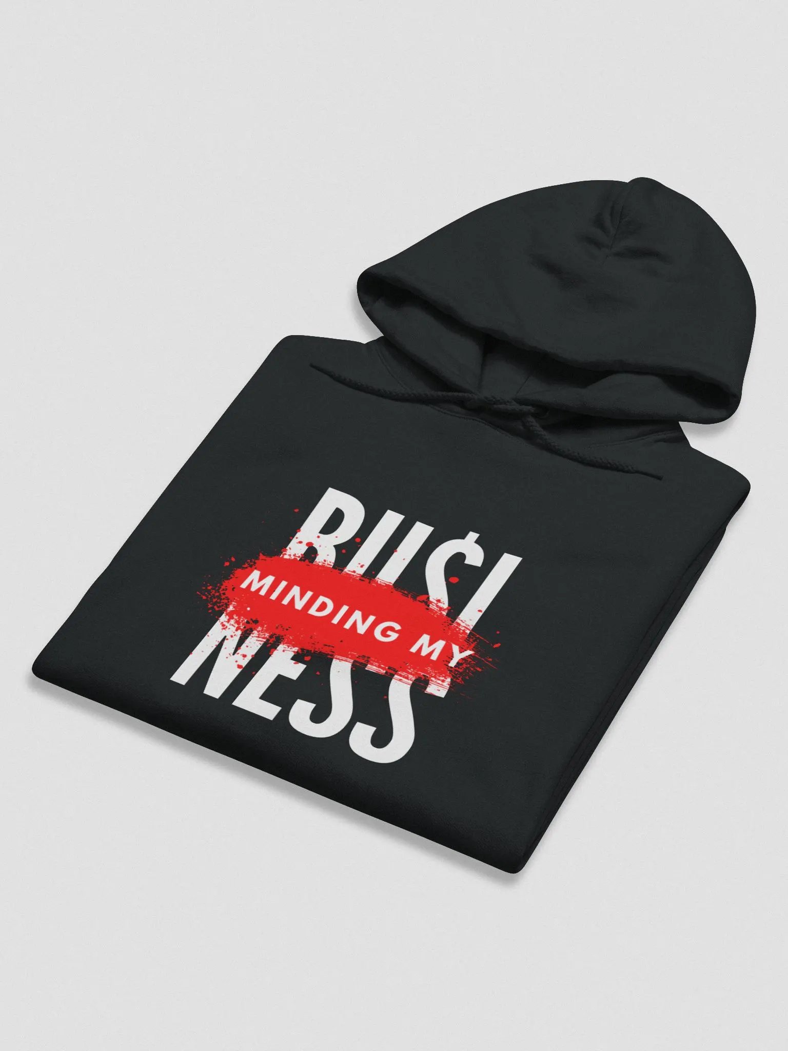 Black soft fleece hoodie product image (11)
