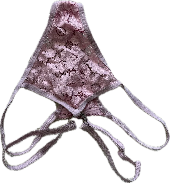 My pink lace floral panties product image (1)