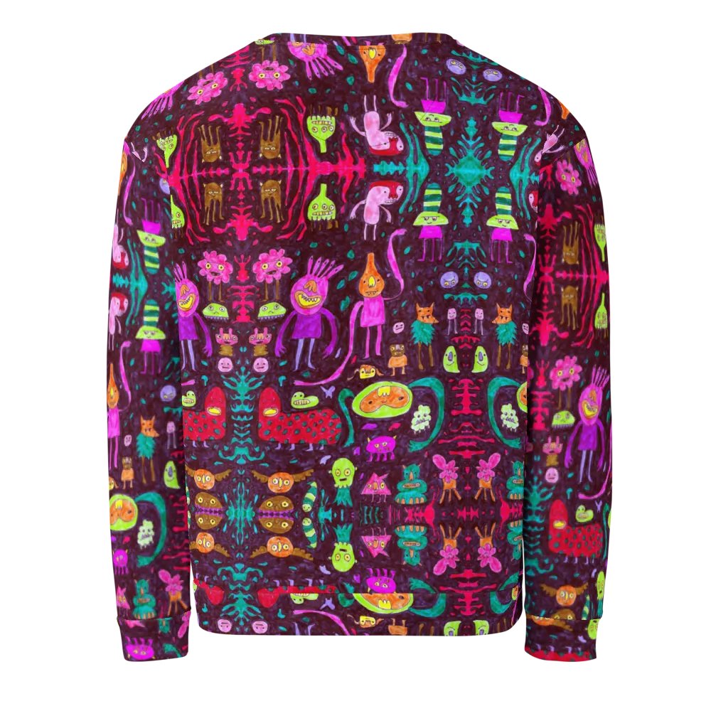 Abstract Darker Doodle Creatures Unisex Sweatshirt product image (10)