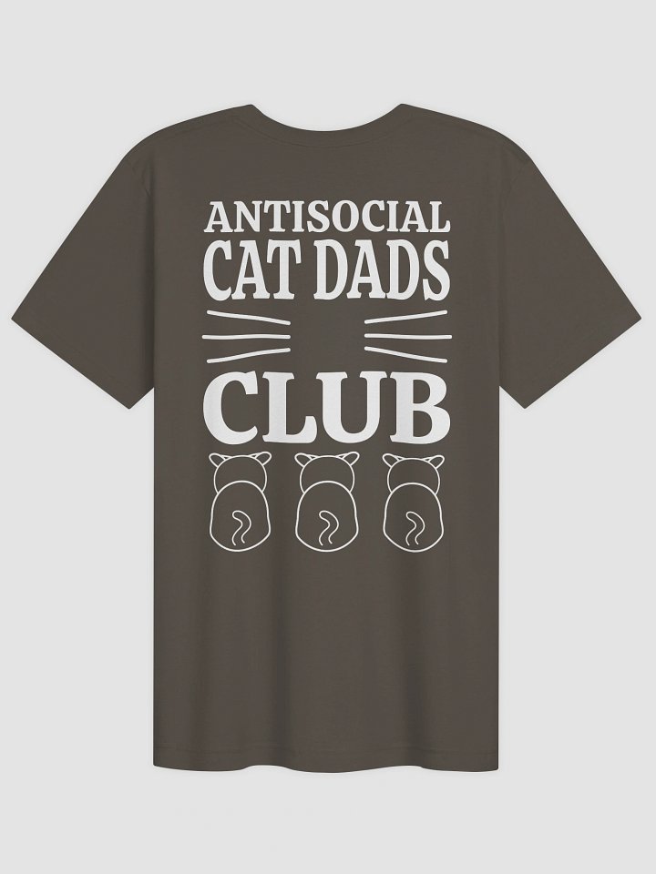 Antisocial Cat Dads Club 3 (Back Print) - Unisex Adult Super Soft Lightweight T-shirt product image (15)