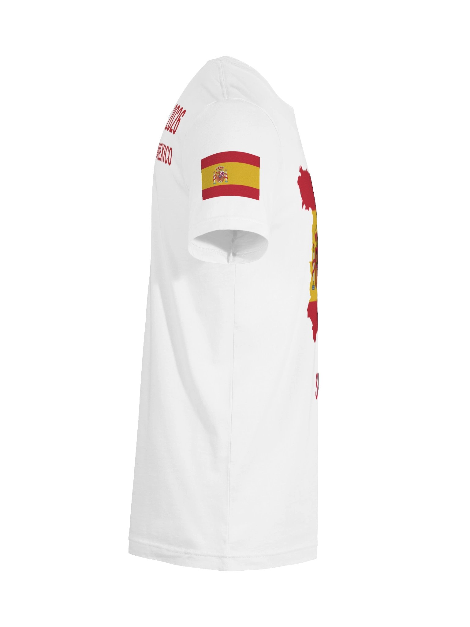 Spain 2026 World Cup Flag Tee - World Cup 2026 Map Edition - Premium Unisex T-Shirt product image (102)