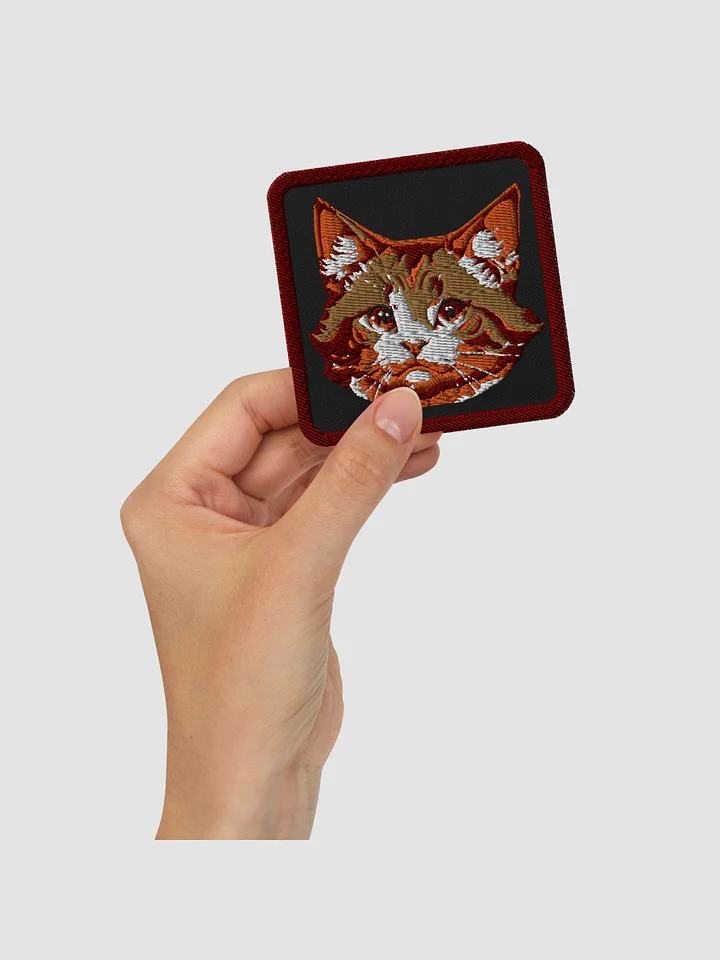 Eevee Face Embroidered Patch - Square 3″×3″ product image (2)