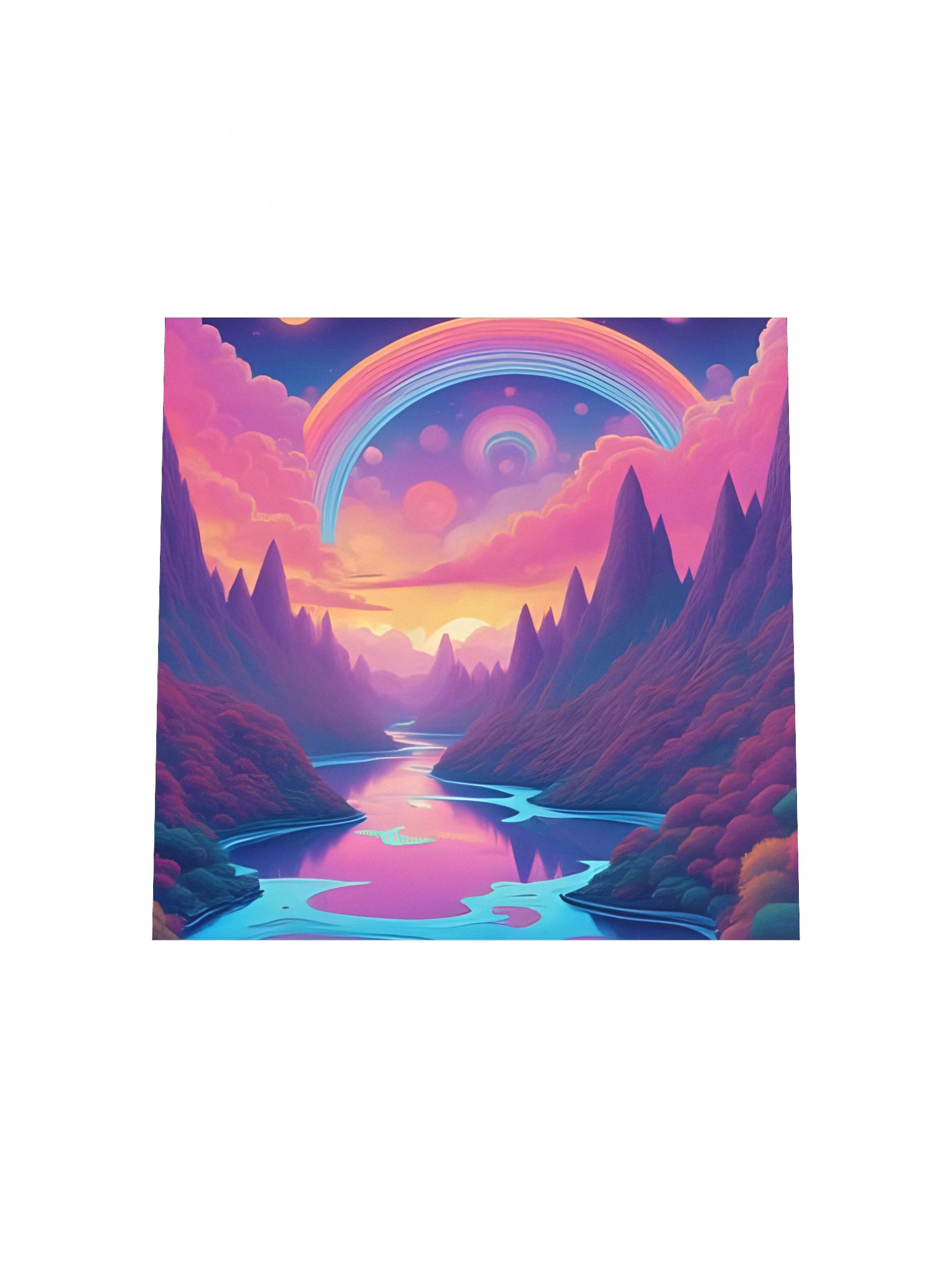 Surreal Rainbow Valley Poster product image (20)