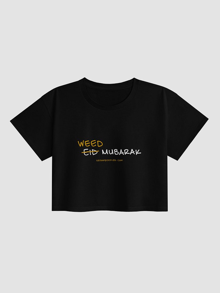 Weed (Eid) Mubarak Crop T-Shirt product image (1)