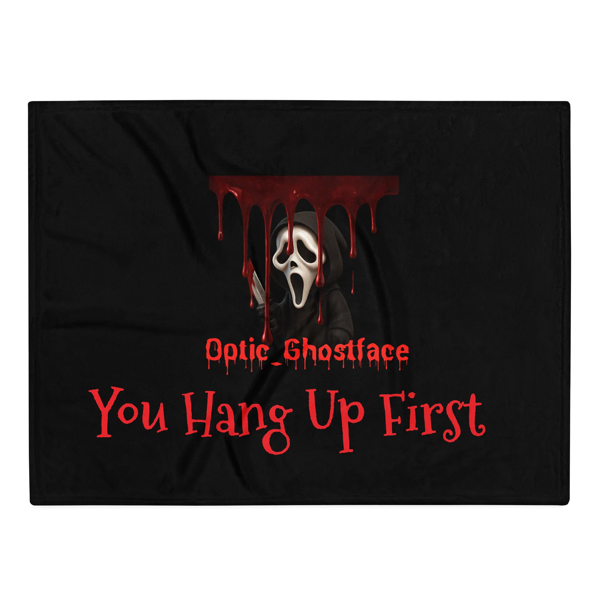 Optic_Ghostface Throw Blanket product image (2)