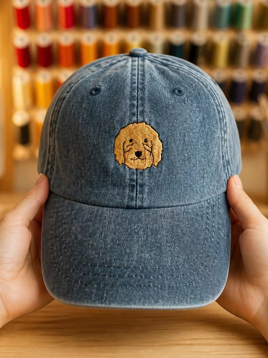 Embroidered Golden Doodle Baseball Cap product image (1)