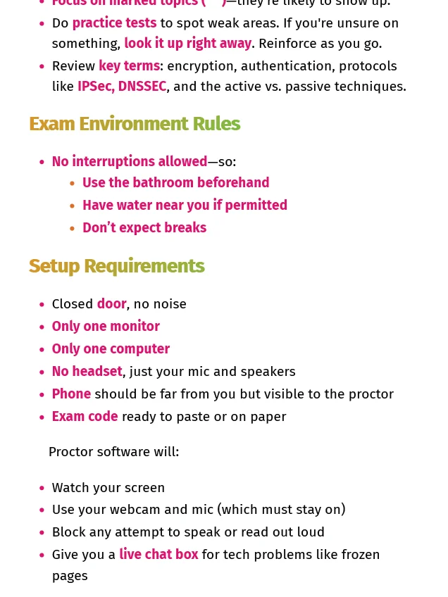 Certified Ethical Hacker Study Notes & Practice Tests (Unofficial) + FREE CHEAT SHEET product image (8)