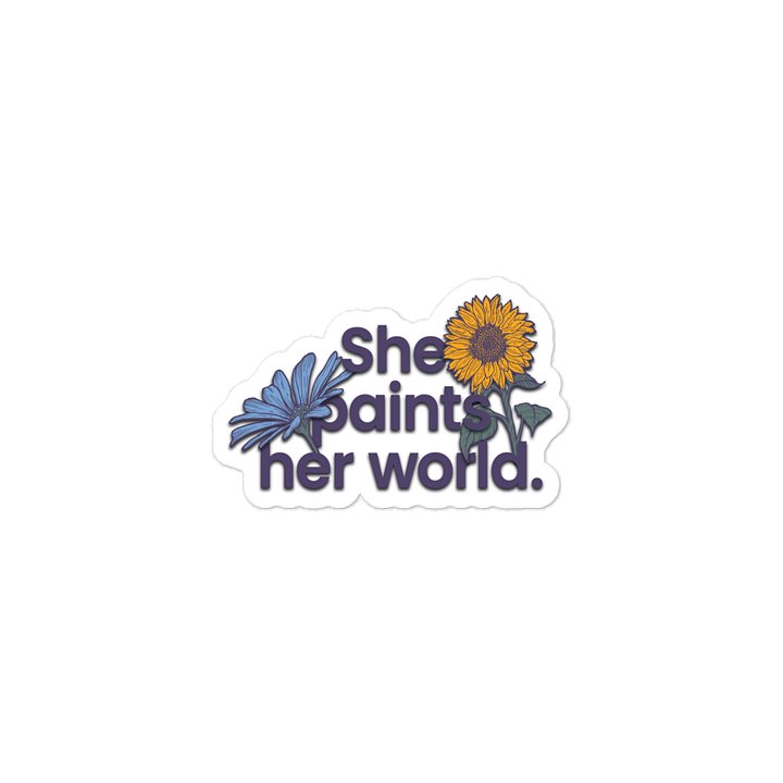 She Paints Vinyl Decal product image (2)