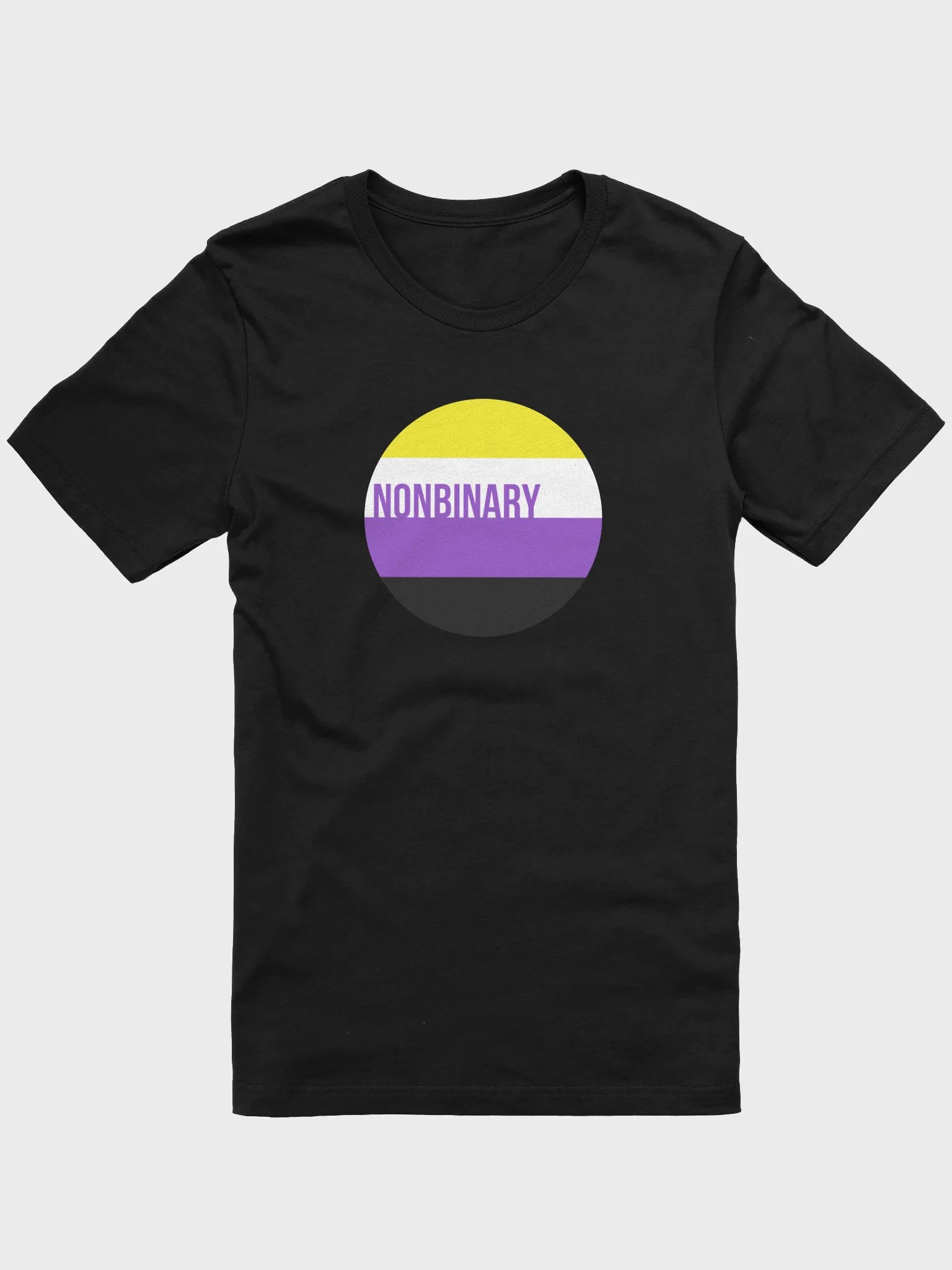 nonbinary pride flag t-shirt product image (1)