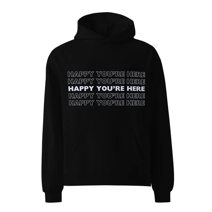 Happy You're Here Oversized Hoodie product image (1)