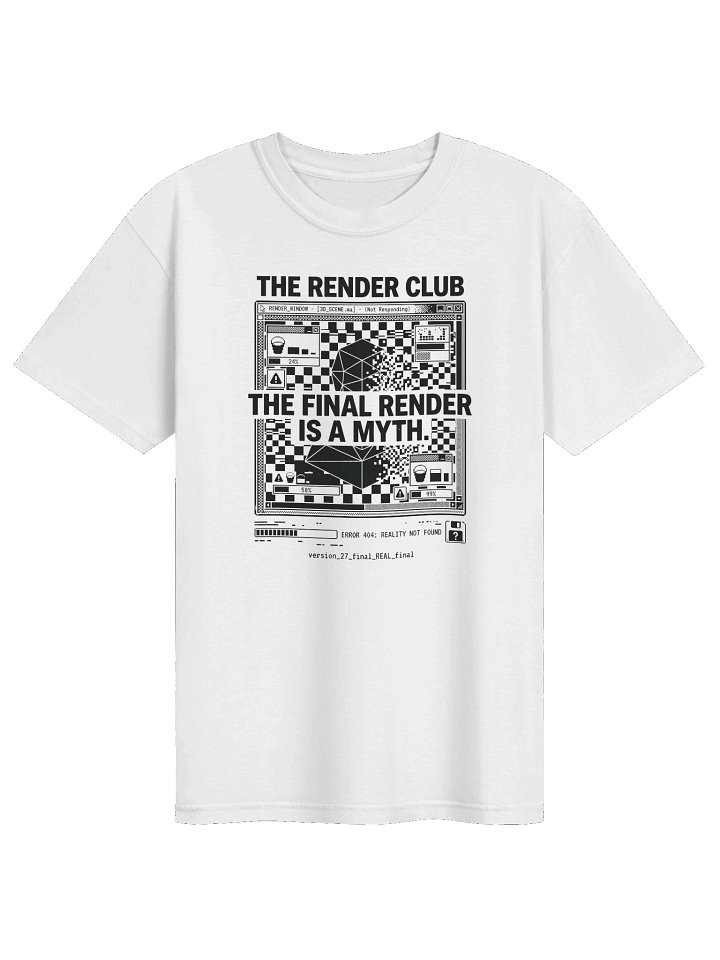 The Final Render Is a Myth — Render Club Whie product image (1)