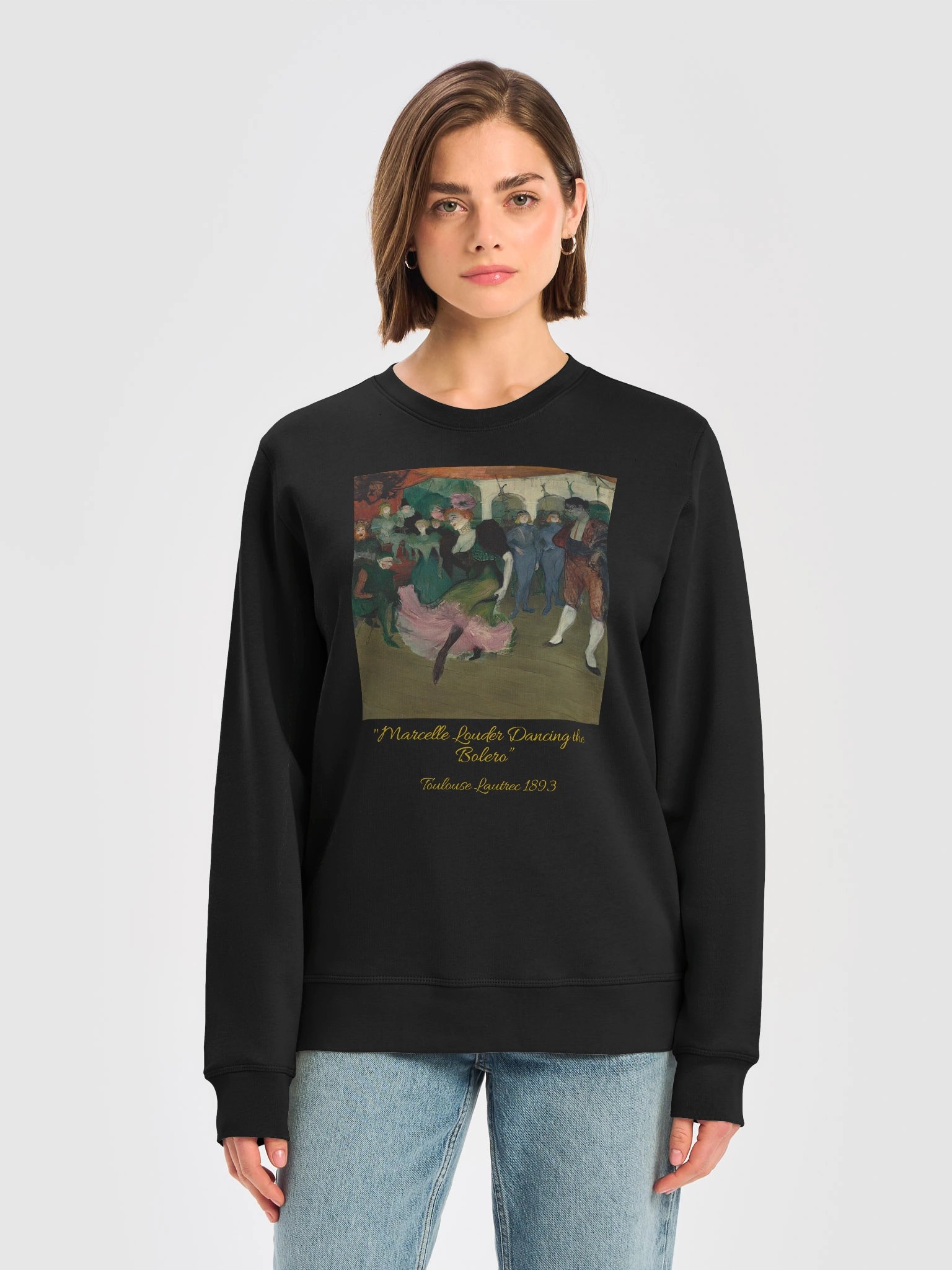 Marcelle Lender Dancing the Bolero — Toulouse-Lautrec Wearable Art Sweatshirt product image (22)