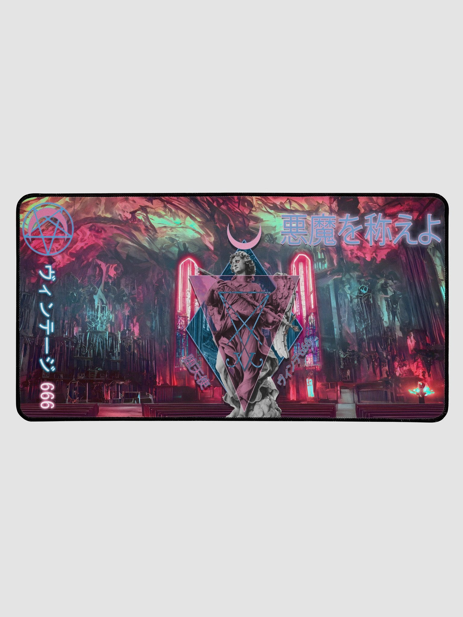SatanicWave Fallen Angel Desk Mat product image (1)