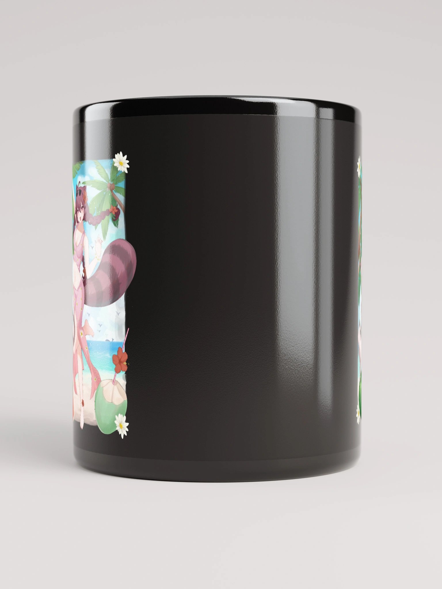 summer kiwi mug - black product image (5)