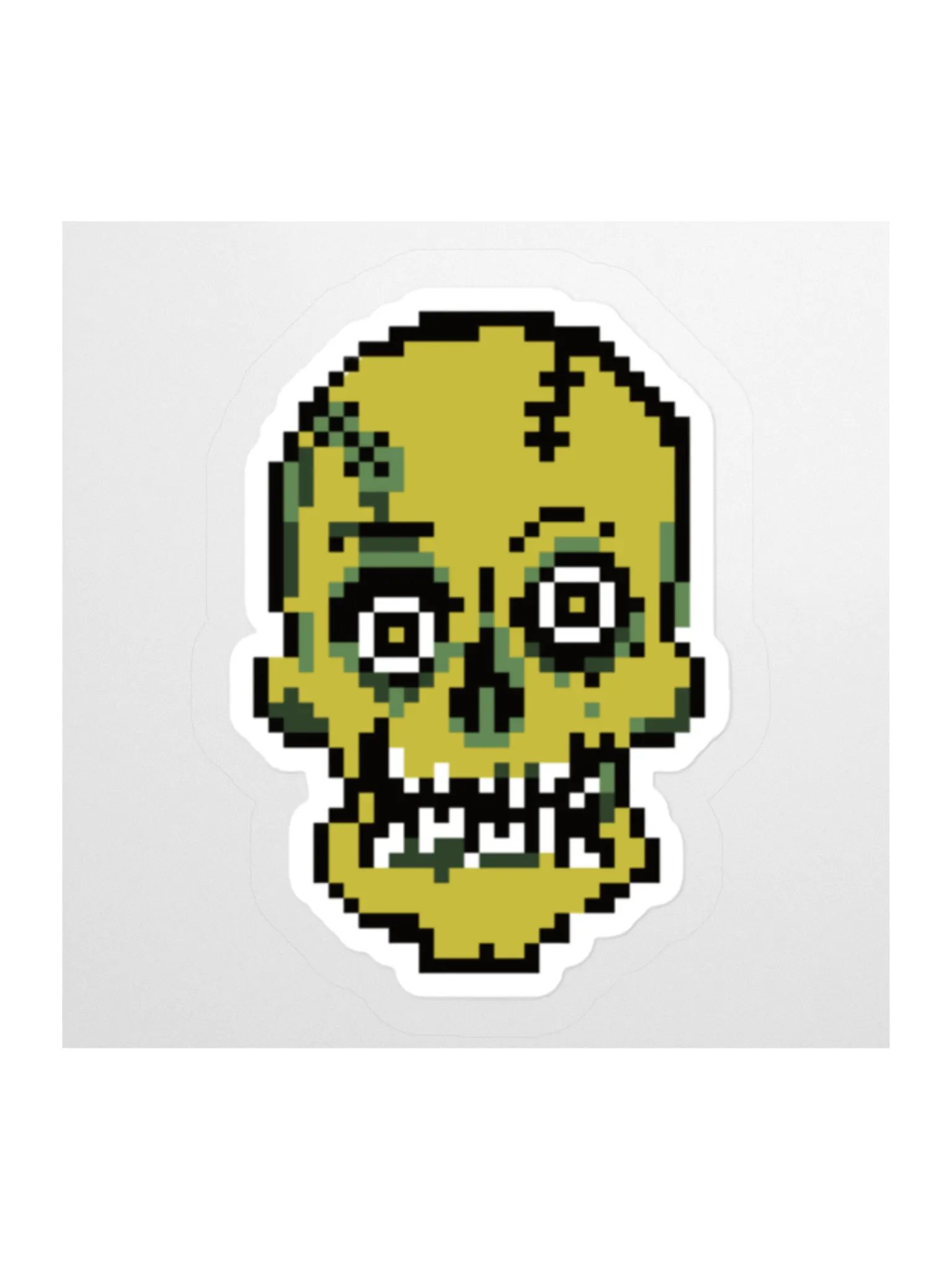 RETRO Chomps Logo Skull Kiss Cut Stickers product image (4)