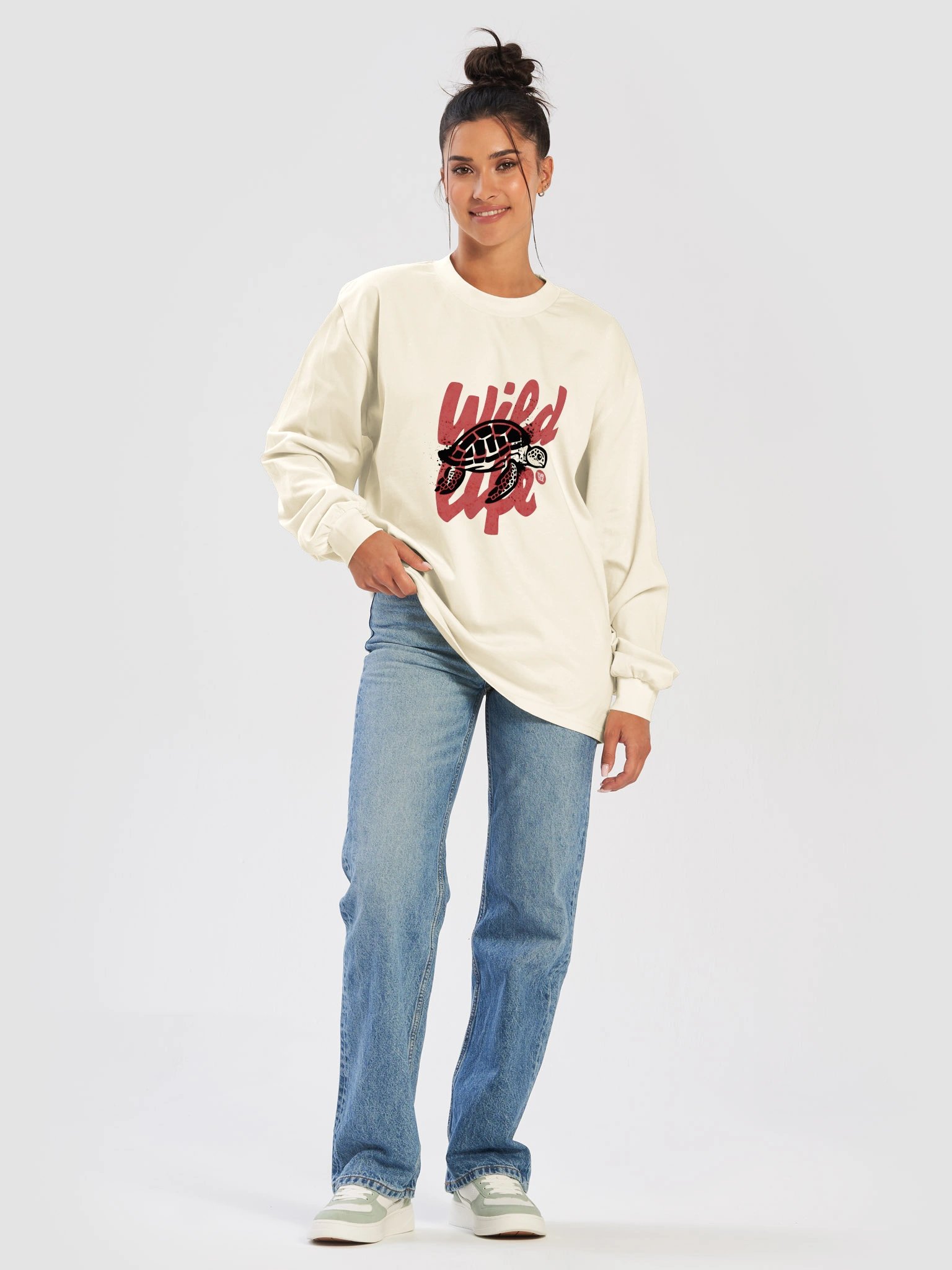 Wild Life Sea Turtle Long Sleeve Tee product image (5)