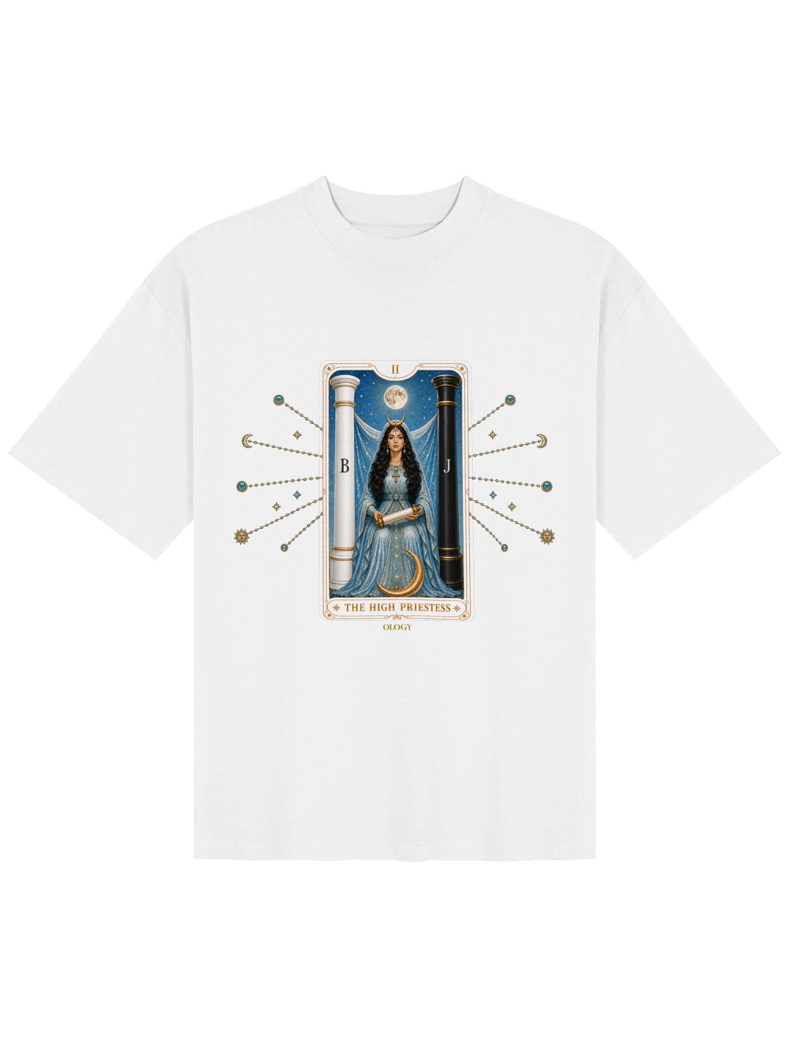 High Priestess Tarot Oversized Tee product image (2)