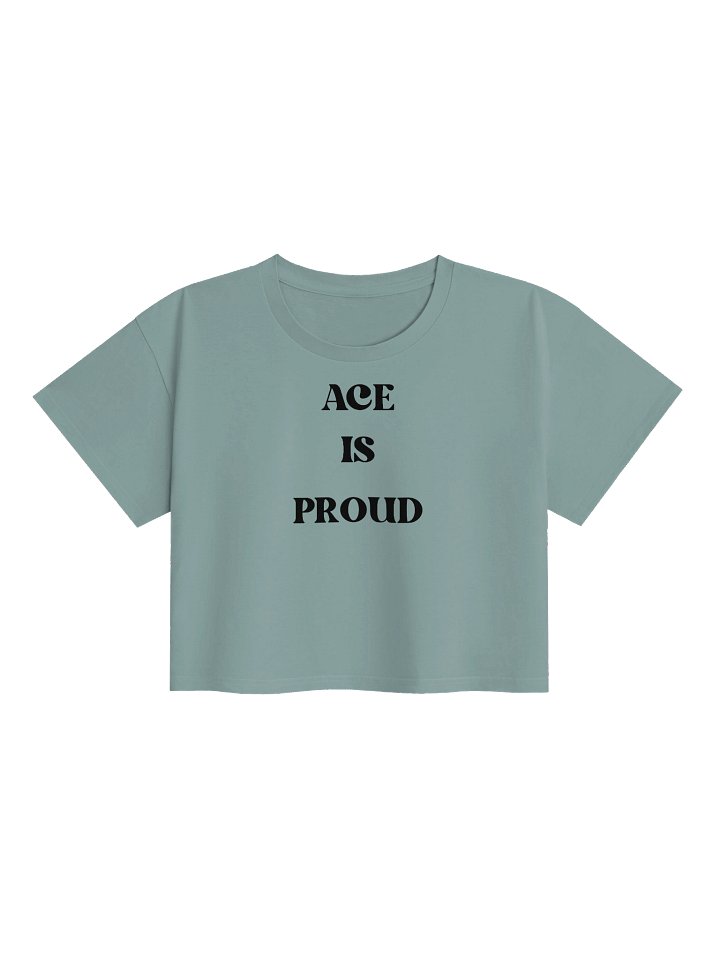 Ace is Proud Retro Pride Crop Top product image (1)