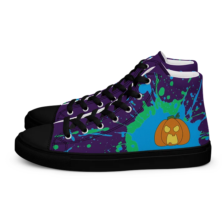 Patch Punk! Men's High Top Canvas Shoes product image (1)